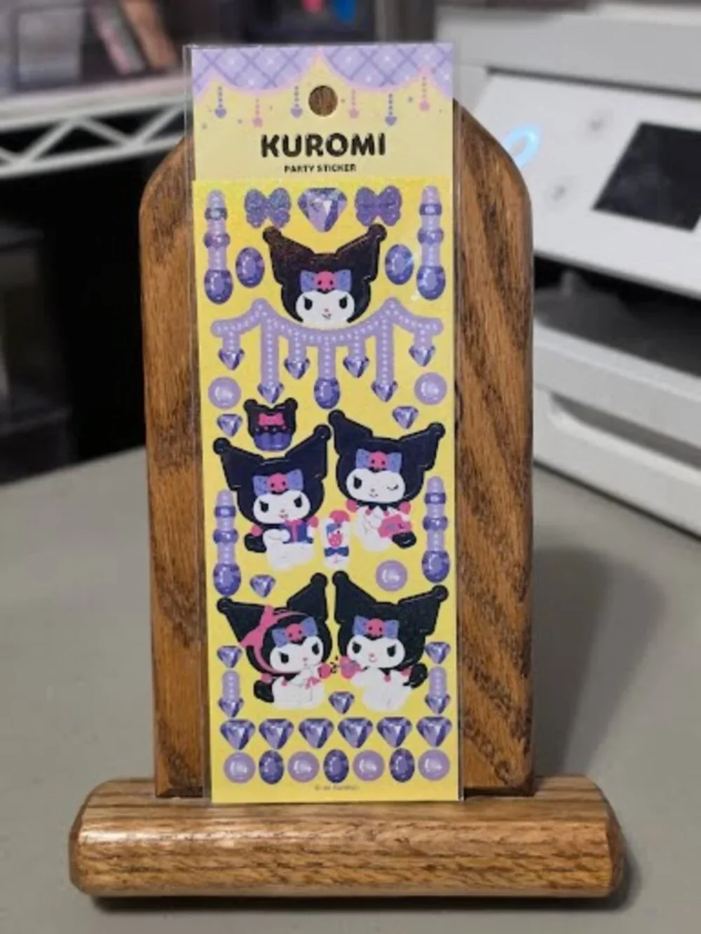 STK-2574 Kuromi Licensed Sticker Sheet